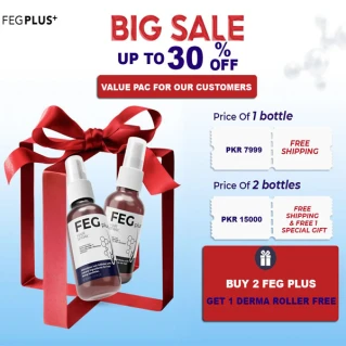 Buy 2 FEG Plus Get 1 Derma Roller Free